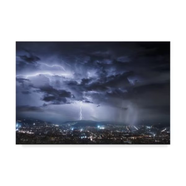 Chriskaddas 'The Wrath Of Nature' Canvas Art, 30x47, Trademark Fine Art, Mfr#: 1X05578-C3047GG